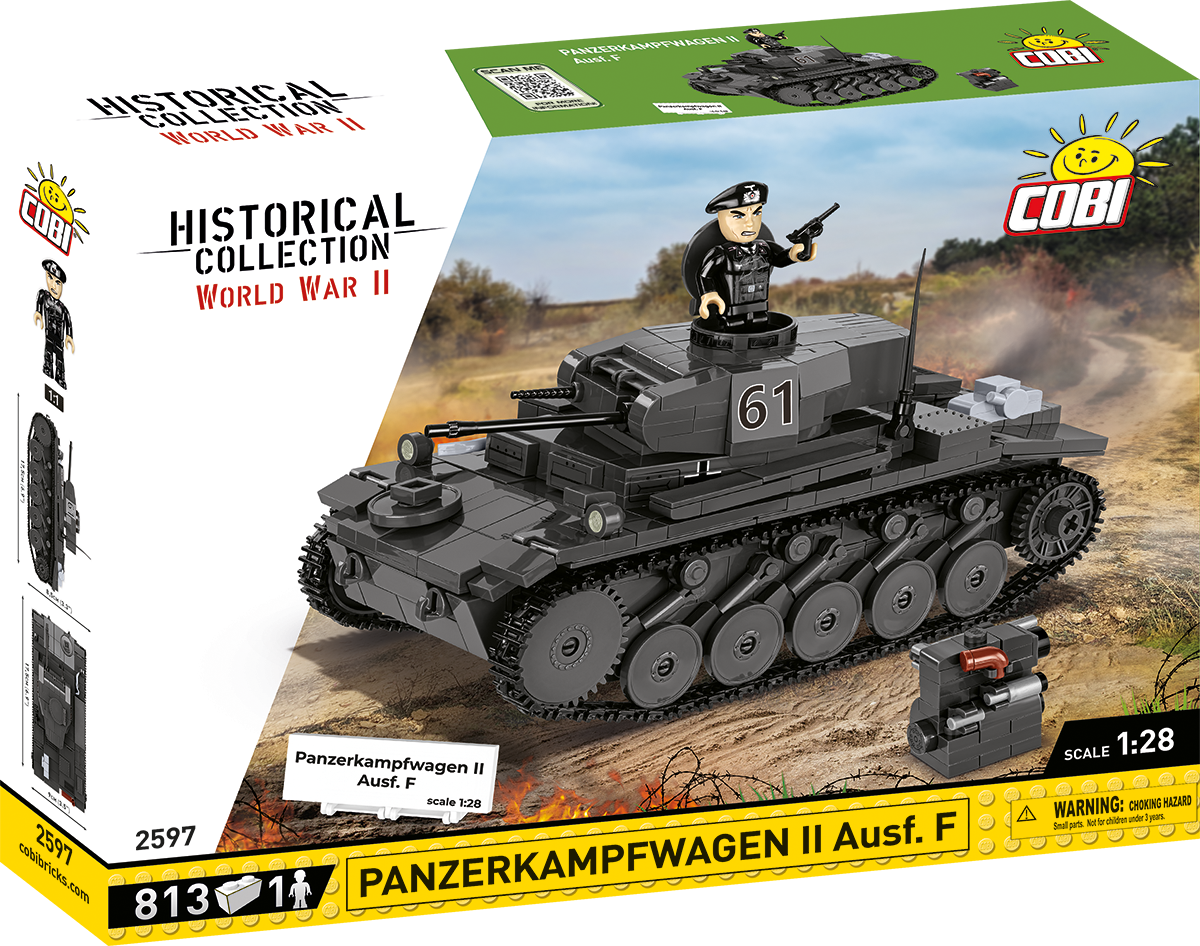 COBI Panzerkampfwagen II Ausf. F Set 2597