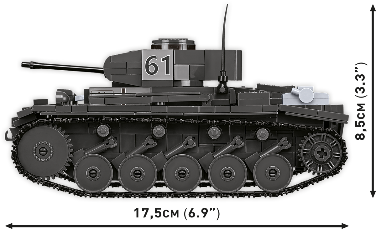 COBI Panzerkampfwagen II Ausf. F Set 2597