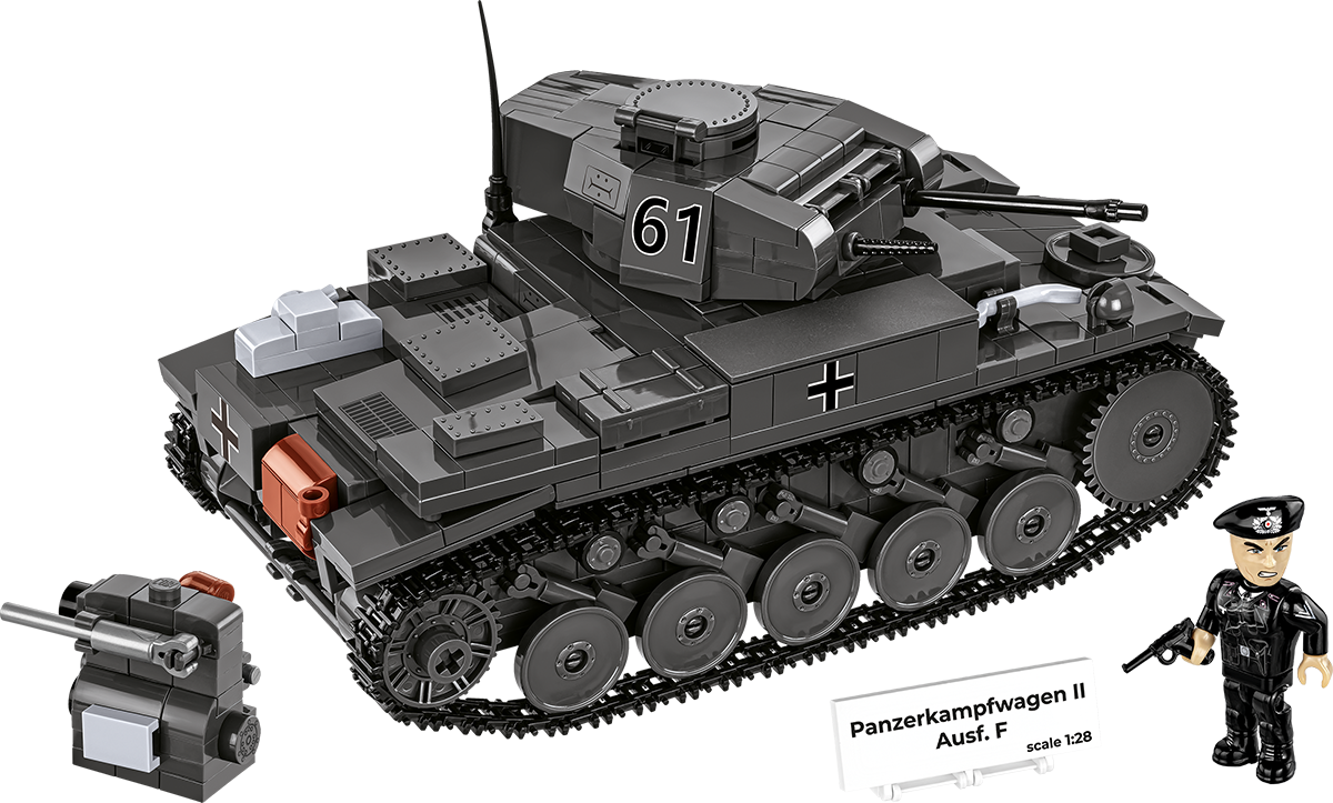 COBI Panzerkampfwagen II Ausf. F Set 2597