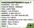 COBI Panzerkampfwagen II Ausf. F Set 2597