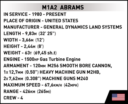 COBI M1A2 Abrams #2622