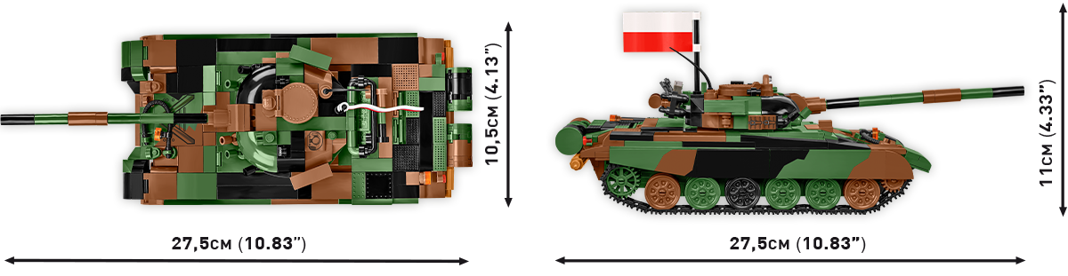 COBI T-72M1R (PL/UA) #2624