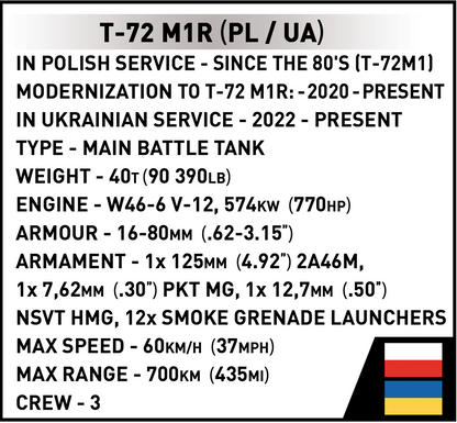 COBI T-72M1R (PL/UA) #2624