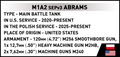 COBI M1A2 SEPv3 Abrams Set 2633