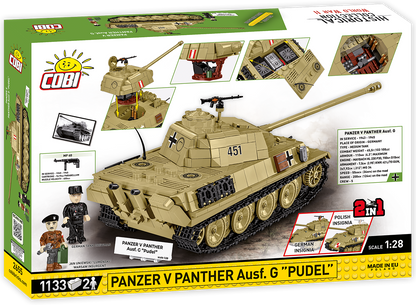 COBI Panzer V Panther Ausf. G "Pudel" Set 2655
