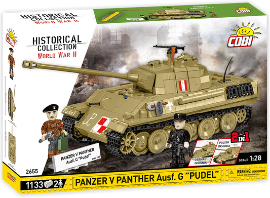 COBI Panzer V Panther Ausf. G "Pudel" Set 2655