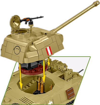COBI Panzer V Panther Ausf. G "Pudel" Set 2655