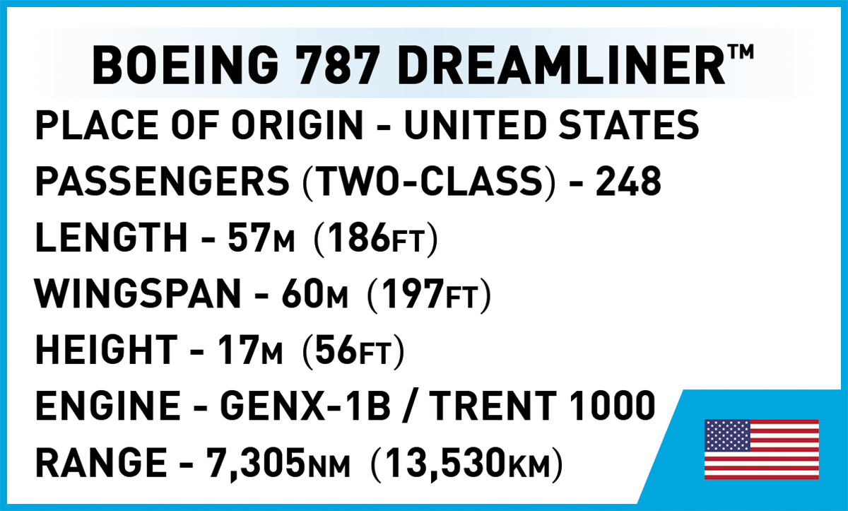 COBI Boeing 787 Dreamliner #26603