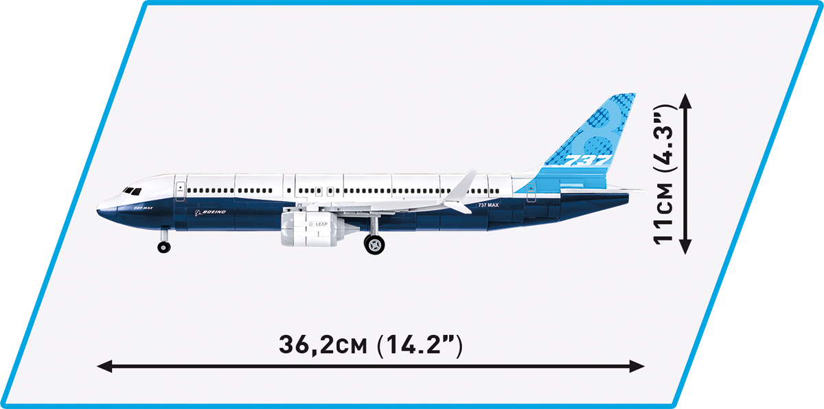 COBI Boeing 737-8 #26608