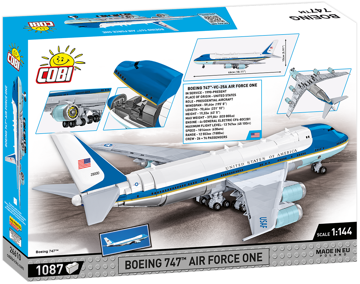 COBI Boeing 747 Air Force One #26610