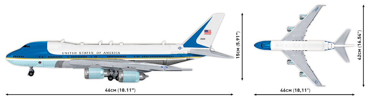 COBI Boeing 747 Air Force One #26610