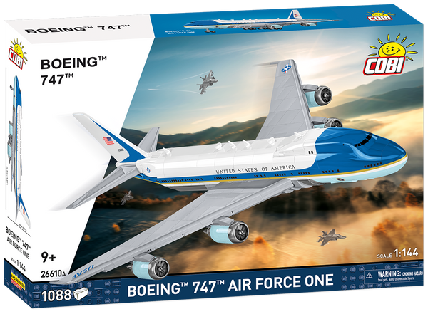 COBI Boeing 747 Air Force One Set 26610A, box front