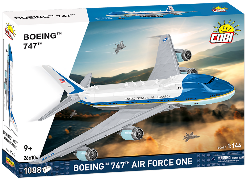 COBI Boeing 747 Air Force One Set 26610A, box front