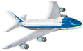COBI 26610A Boeing 747 Air Force One model, front view