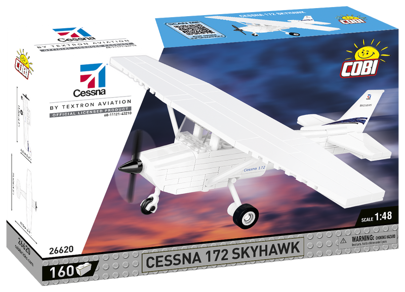 COBI Cessna 172 Skyhawk-White #26620