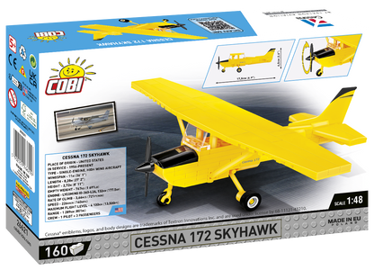 COBI Cessna 172 Skyhawk-Yellow #26621