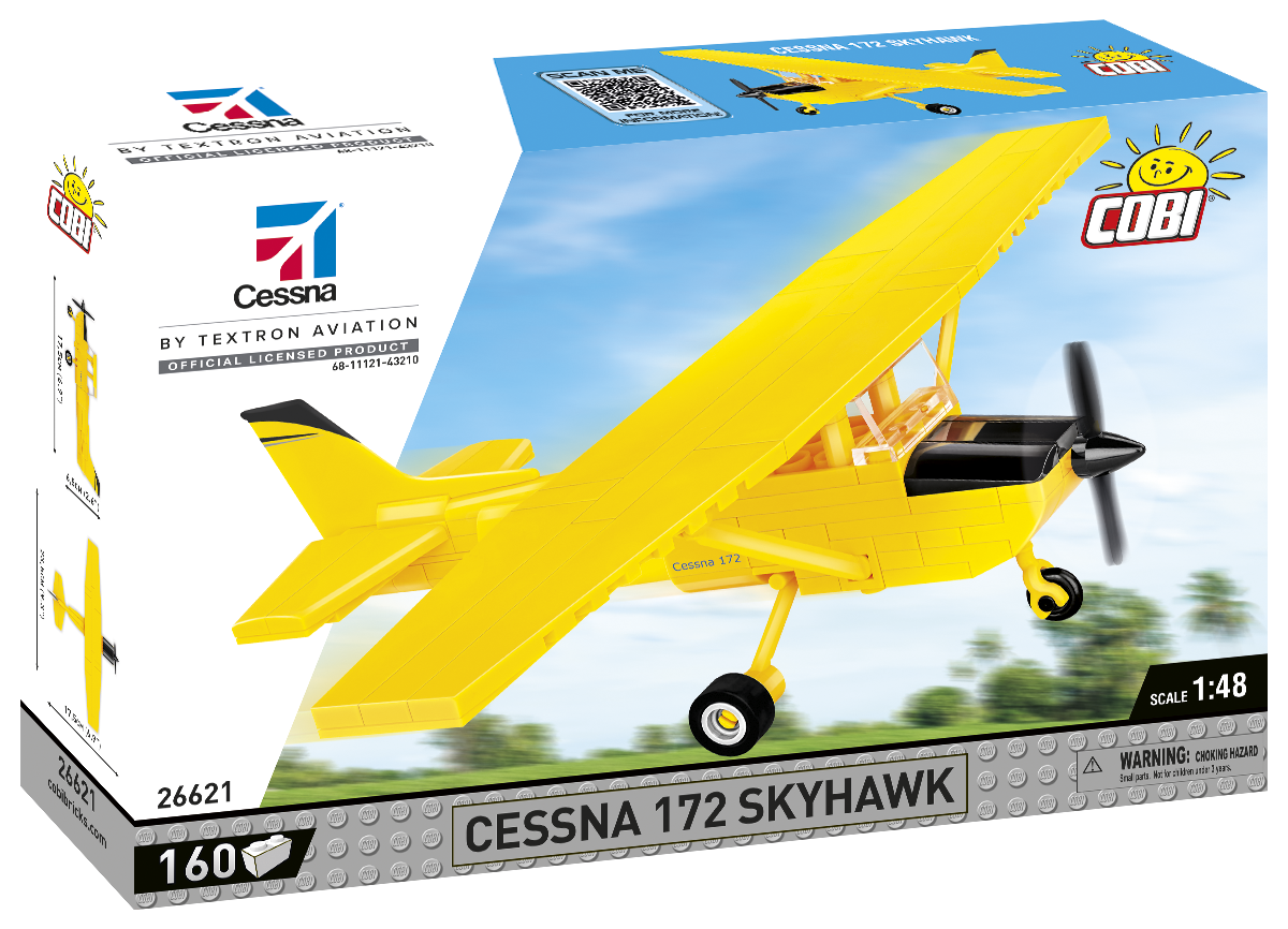 COBI Cessna 172 Skyhawk-Yellow #26621