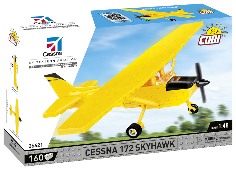 COBI Cessna 172 Skyhawk-Yellow #26621