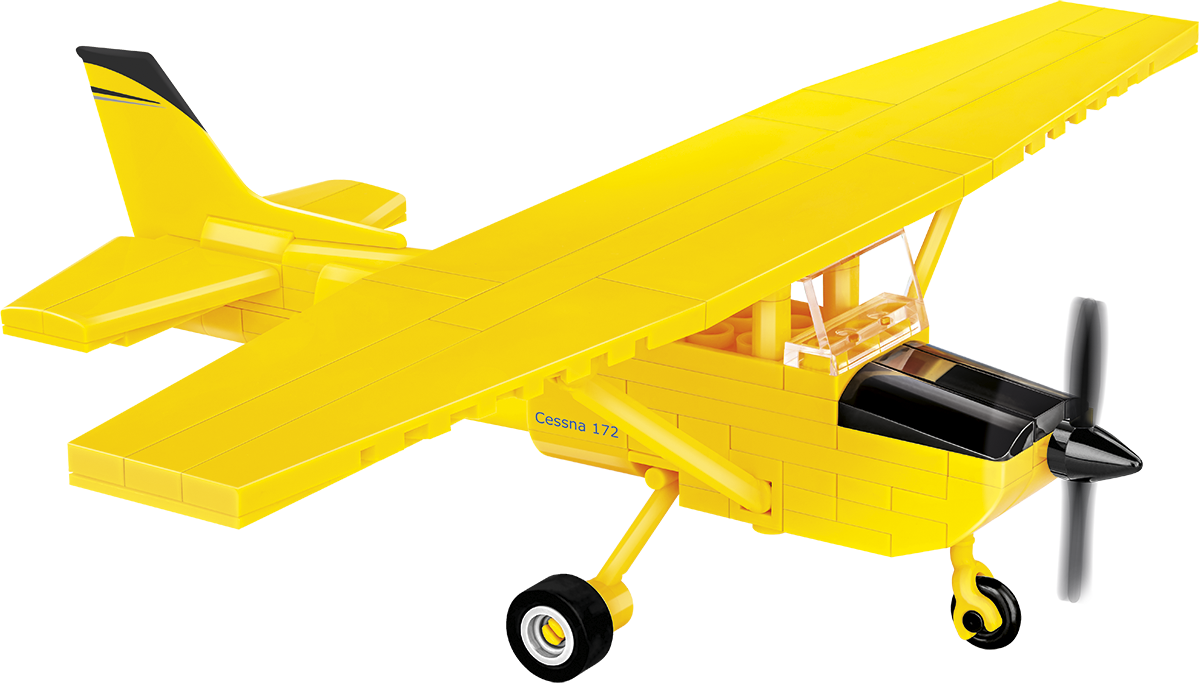 COBI Cessna 172 Skyhawk-Yellow #26621