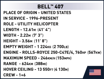 COBI Bell 407 Coast Guard Set 26627