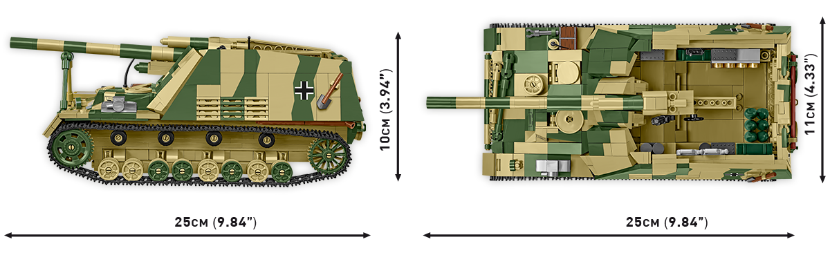 COBI Panzerhaubitze Hummel (Sd.Kfz.165) Set 2663