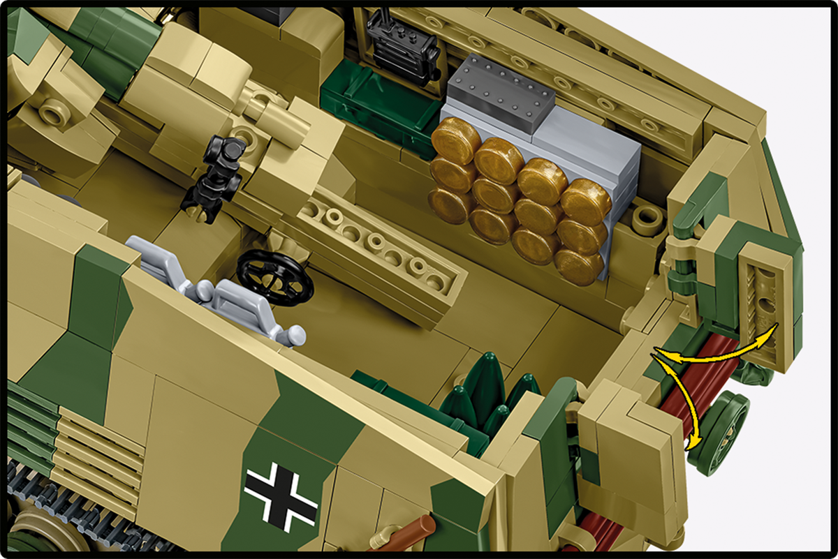 COBI Panzerhaubitze Hummel (Sd.Kfz.165) Set 2663