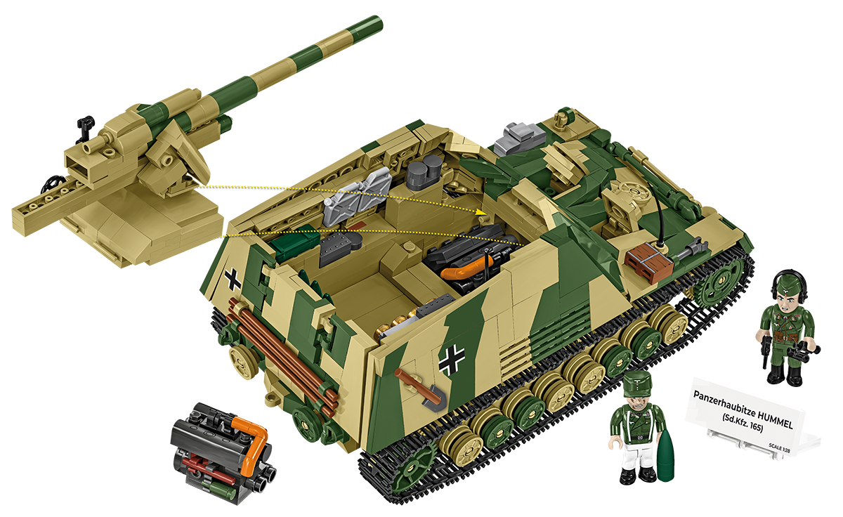 COBI Panzerhaubitze Hummel (Sd.Kfz.165) Set 2663