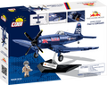 Back of the box of COBI set 26634, Flying Bulls Vought F4U Corsair 1:32