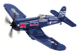 Built COBI Flying Bulls F4U Corsair model in 1:32 scale, front view