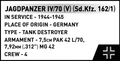 COBI Jagdpanzer IV/70 (V) (Sd.Kfz.162/1) Set 2668