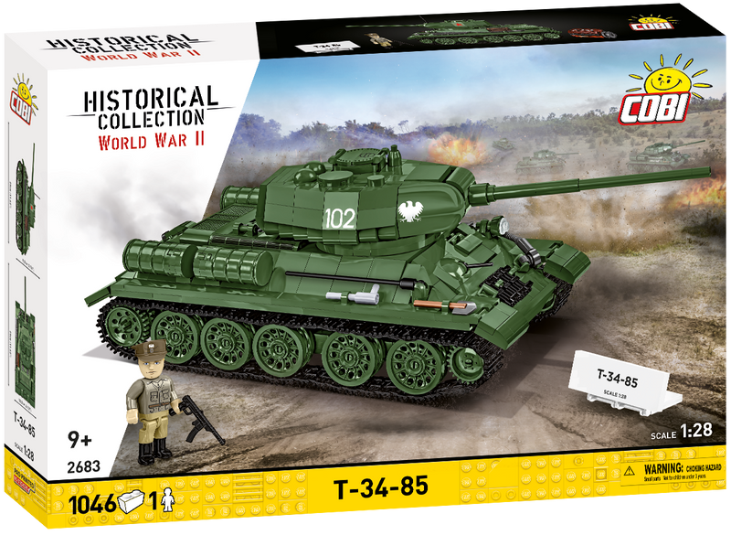 COBI T-34-85 (2 in 1) Set 2683, box front
