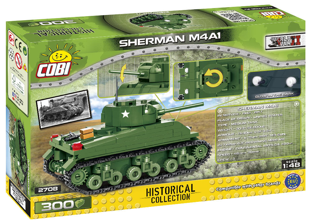 COBI Sherman M4A1 #2708