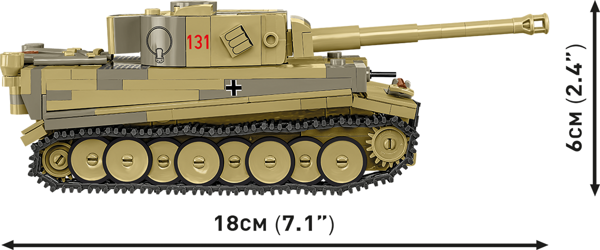 COBI Panzer VI Tiger I no 131 Set 2734