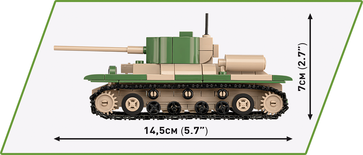 COBI Renault R35 - Valentine IX - Panzer I #2740