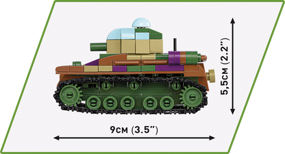 COBI Renault R35 - Valentine IX - Panzer I #2740