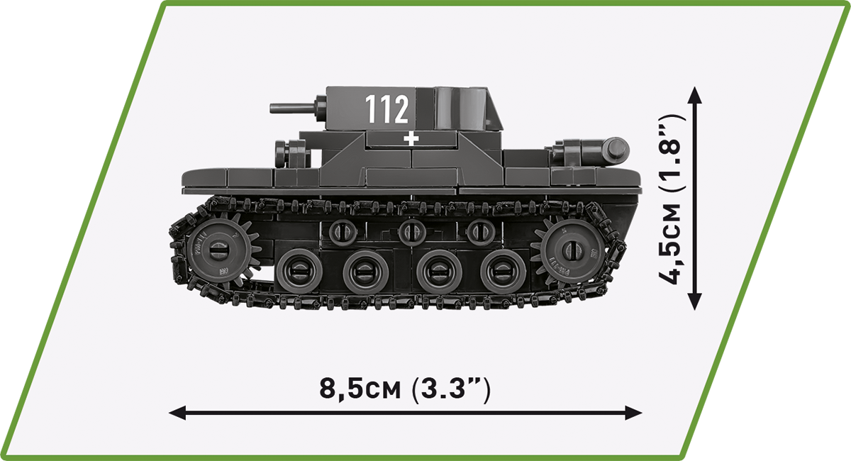 COBI Renault R35 - Valentine IX - Panzer I #2740