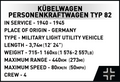 COBI Kübelwagen Personenkraftwagen Typ 82 #2803