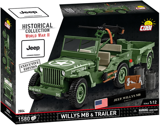 COBI Willys MB & Trailer - Executive Edition #2804