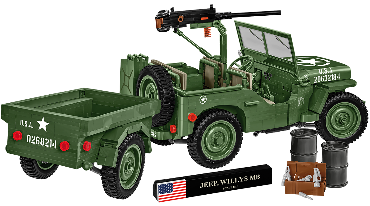 COBI Willys MB & Trailer - Executive Edition #2804