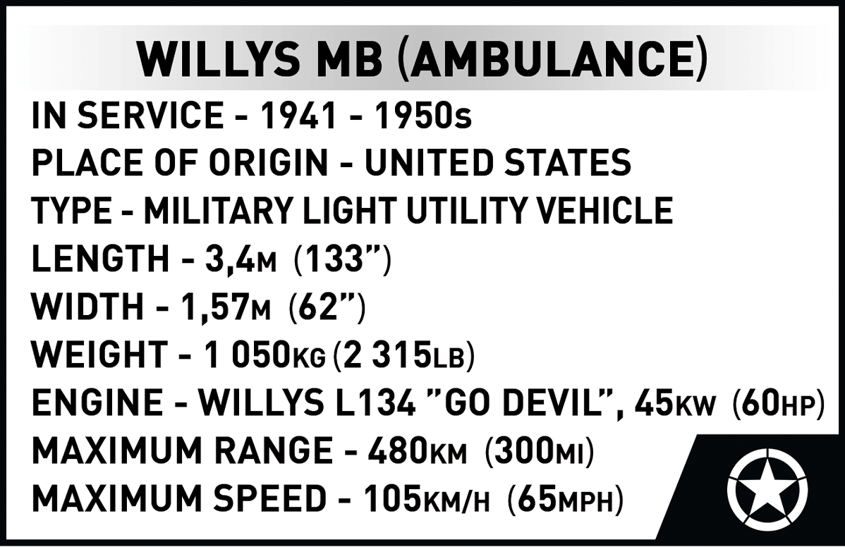 COBI Willys MB Medical #2806