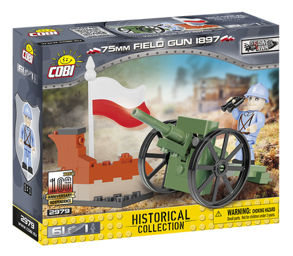 COBI 75 mm Field Gun 1897 #2979