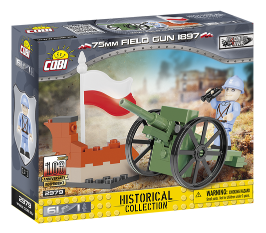 COBI 75 mm Field Gun 1897 #2979