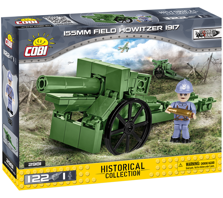 COBI 155 mm Field Howitzer 1917 #2981
