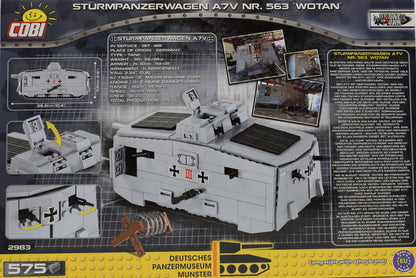 COBI Sturmpanzerwagen A7V Nr. 563 "Wotan" Set 2983