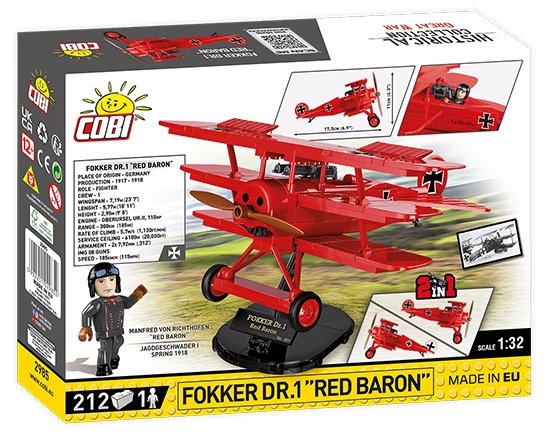 COBI Fokker Dr.1 Red Baron - Limited Edition #2985