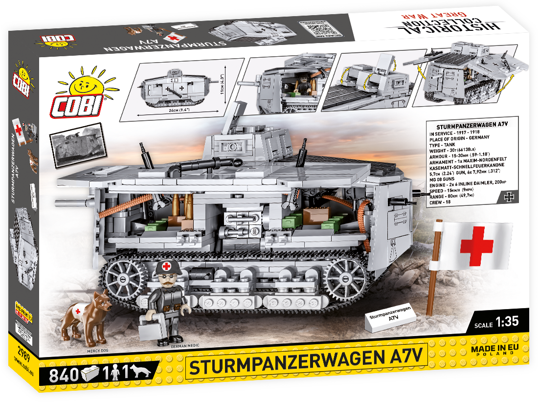 COBI Sturmpanzerwagen A7V #2989