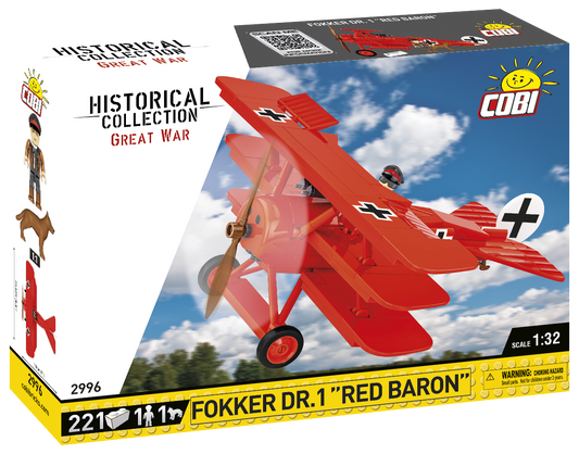 COBI Fokker Dr.1 Red Baron Set 2996