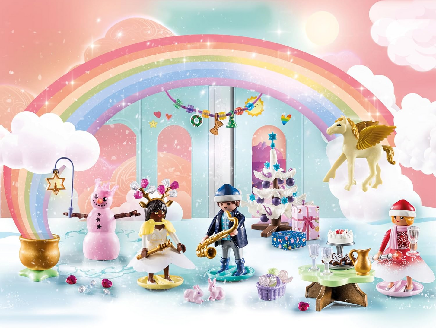 Playmobil 71348 – Advent Calendar: Christmas Under the Rainbow