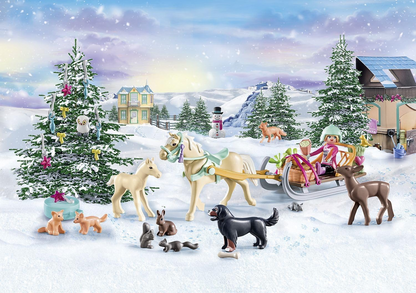 Playmobil 71345 – Advent Calendar: Christmas Sleigh Ride