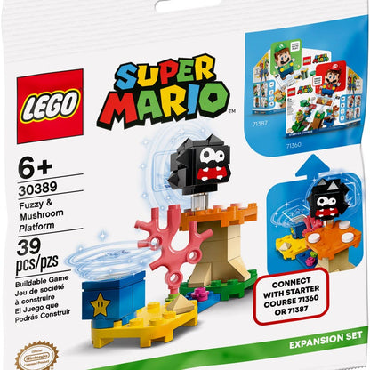 LEGO Super Mario Fuzzy & Mushroom Platform Expansion Set Polybag 30389